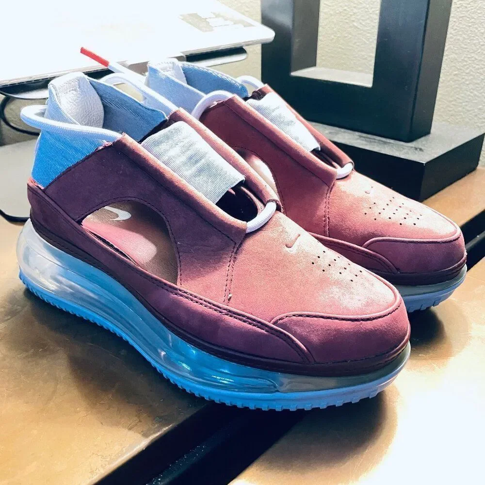 Nike Air Max FF 720 'Night Maroon' A03189-600 Womens 7 US 38 EUR Light Blue